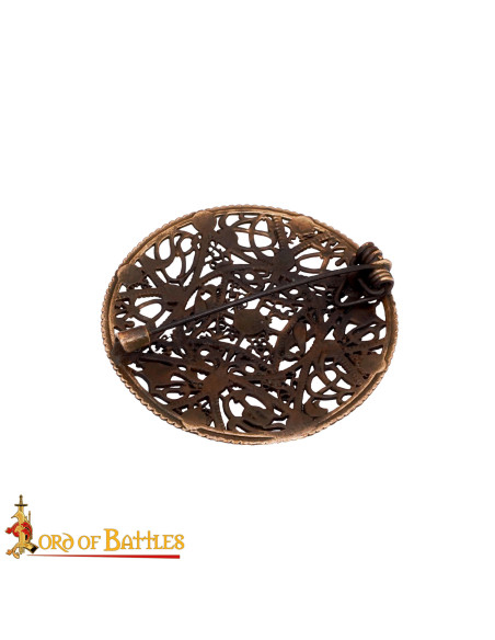 Broche viking en bronze vieillie...