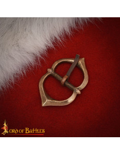Boucle médiévale pour ceinture en bronze vieilli 2