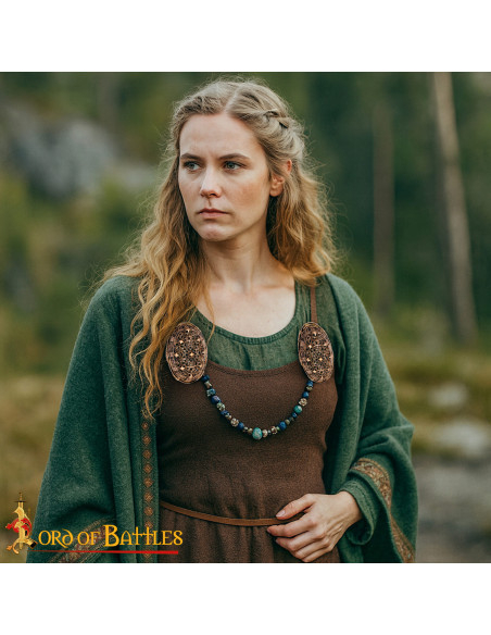 Broche viking oval du IXe siècle en...