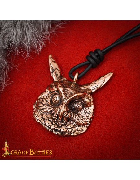 Pendentif médiéval modèle Hibou en...