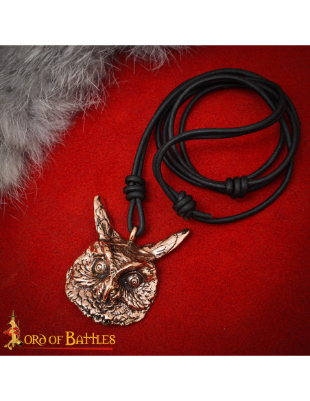 Pendentif médiéval modèle Hibou en...