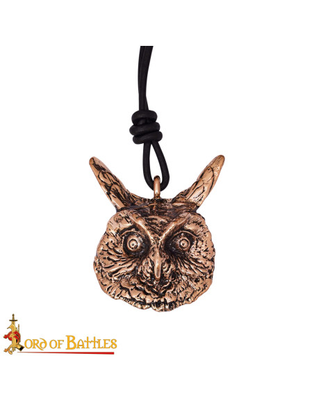 Pendentif médiéval modèle Hibou en...