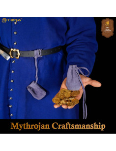 Pack de 2 sacs à limonade médiévaux en cuir suédé,... 2