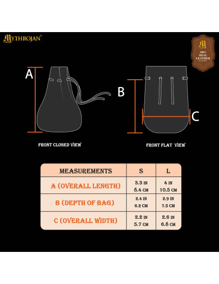 Pack de 2 sacs limosneras médiévales...