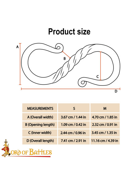 Ensemble de 5 crochets médiévaux en...