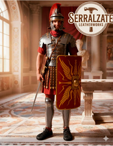 Sandales caligues romaines en noir