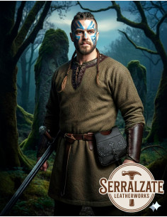 Sac Celta-Médiéval Gareth en noir 2