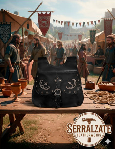 Sac Celta-Médiéval Gareth en noir
