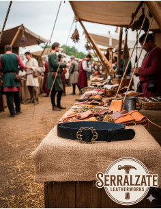 Ceinture Médiévale Basilio - Noir 2