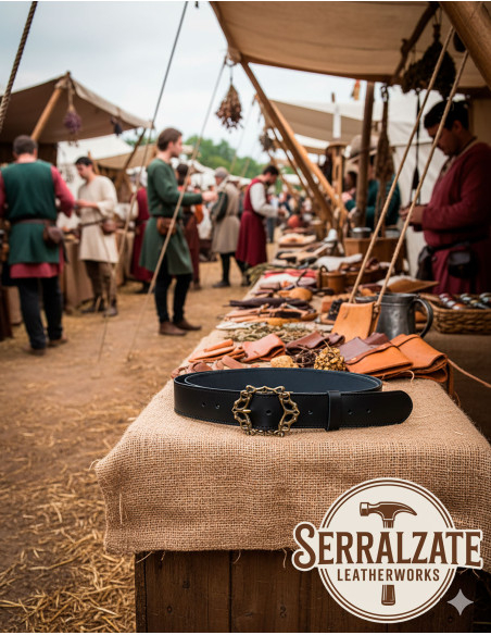 Ceinture Médiévale Basilio - Noir