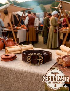 Ceinture Médiévale Basilio - Marron foncé