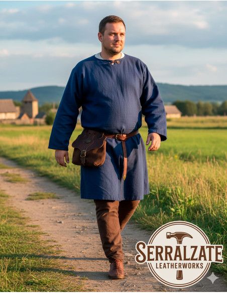 Sac médiéval en cuir modèle Encanto,...