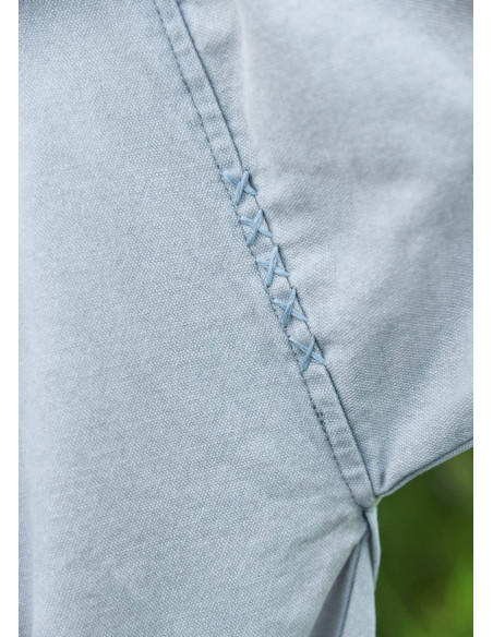 Tunique médiévale grise usée, modèle...