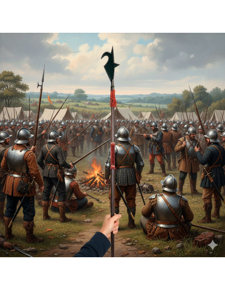 Hallebarde XVI siècle (205 cm.)