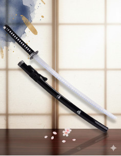 Katana décorative tsuba Dragon Chinois, lame en bambou... 2