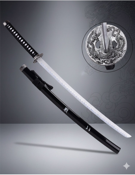 Katana décorative tsuba Dragon...