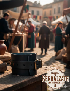 Bracelet Médiéval El Camino, 1 unité - Noir