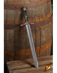 Dague médiévale de pirate pour LARP, manche fini en...