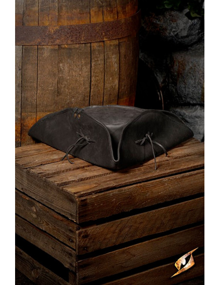 Chapeau de pirate simple en cuir,...