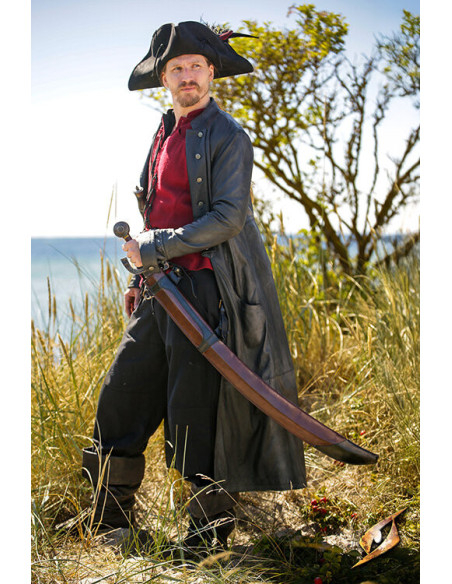 Étui pour épée courbe en cuir,...