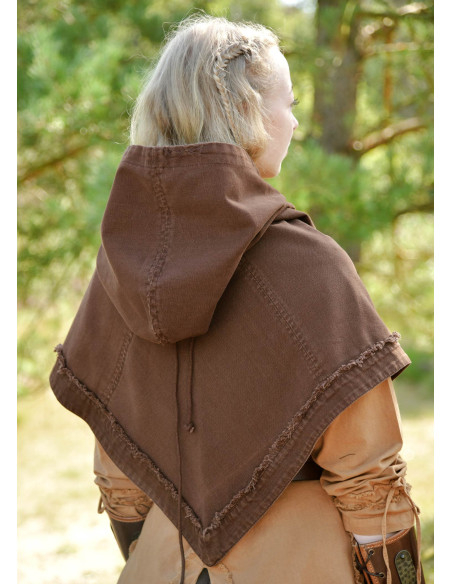 Capuche médiévale en coton modèle...