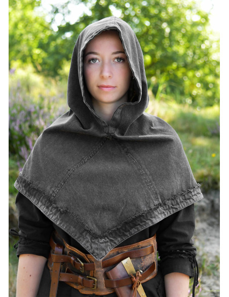 Gugel médiéval en coton modèle Stig,...