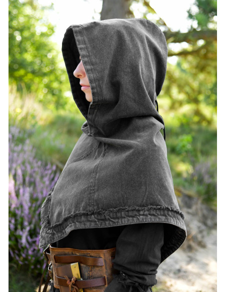 Gugel médiéval en coton modèle Stig,...