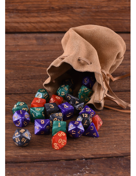 Balle de quête médiévale en cuir grande