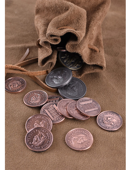 Balle de quête médiévale en cuir grande