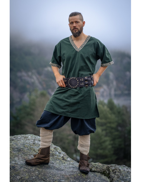 Ceinture médiévale celtique en cuir...