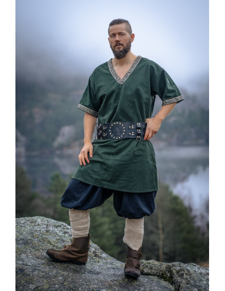 Ceinture médiévale celtique en cuir...