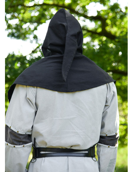 Écharpe médiévale à capuche en coton...