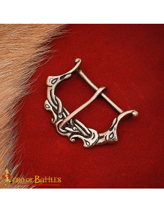 Boucle nordique en bronze, finition vieillie