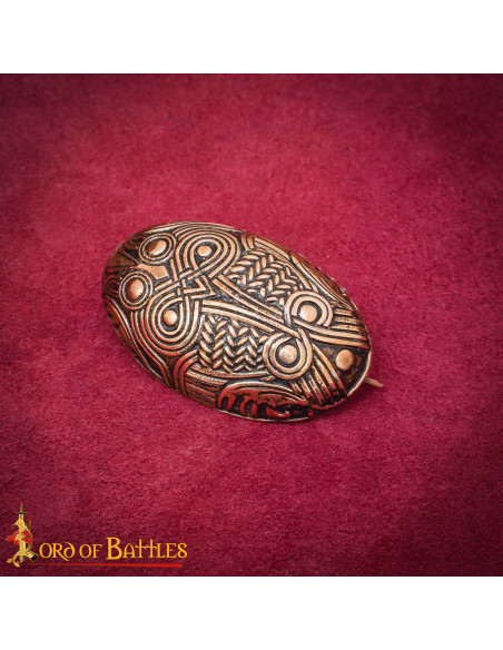 Broche médiéval viking tortue en...