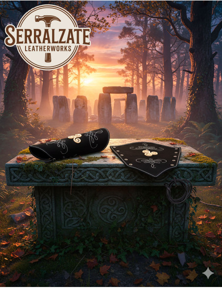 Bracelets d'archer en cuir suédé...