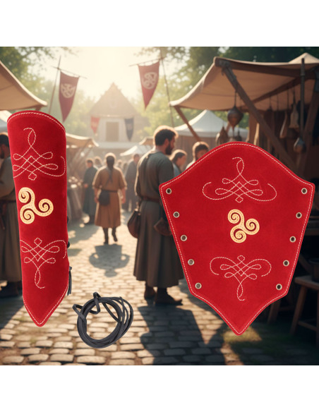 Bracelets de gardien en cuir suède...