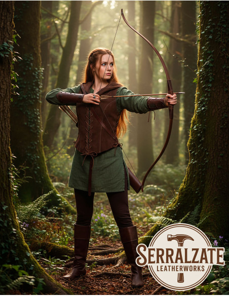 Gilet d'archère médiéval pour femme...