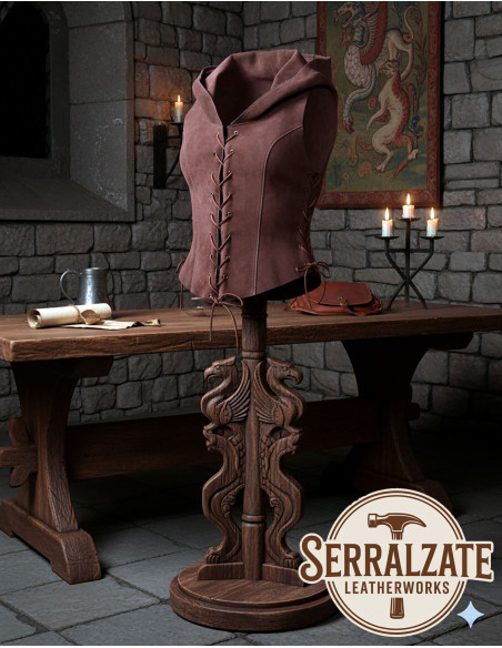 Gilet d'archère médiéval pour femme...