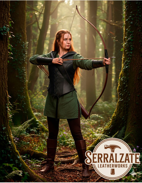 Gilet d'ombre médiéval pour femme en...