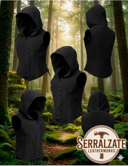 Gilet d'ombre médiéval pour femme en...