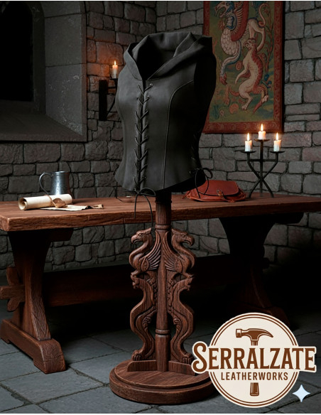 Gilet d'ombre médiéval pour femme en...