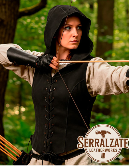 Gilet d'ombre médiéval pour femme en...