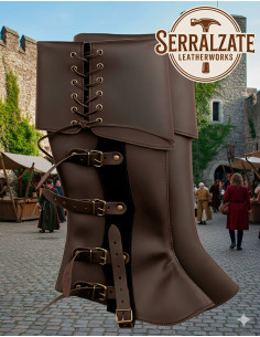 Gaine médiévale Valerio marron foncé, ajustable