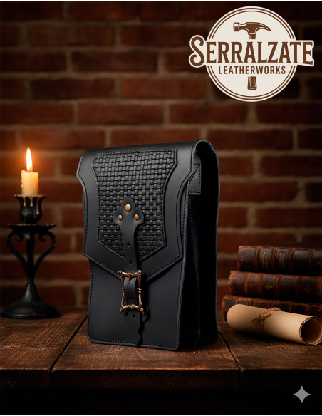 Sacoche médiévale en cuir modèle...