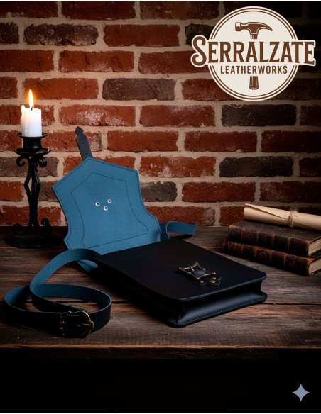 Sacoche médiévale en cuir modèle...