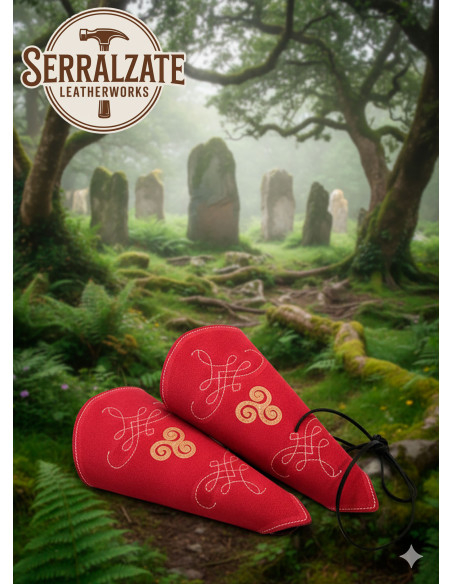 Bracelets de gardien en cuir suède...