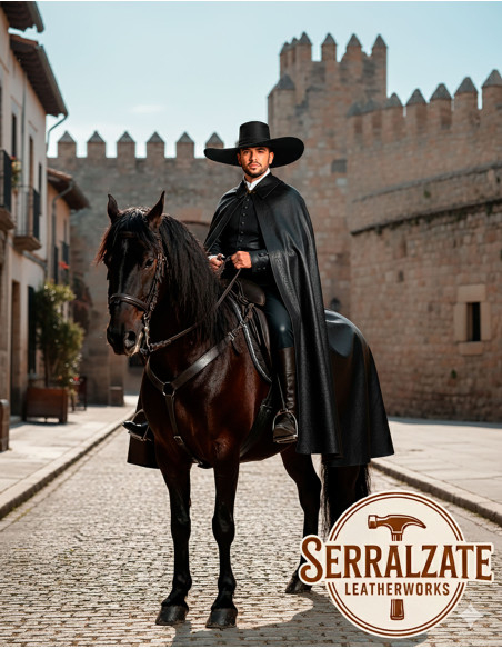 Chapeau médiéval en cuir Deluxe...