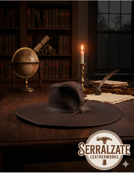 Chapeau médiéval en cuir modèle...