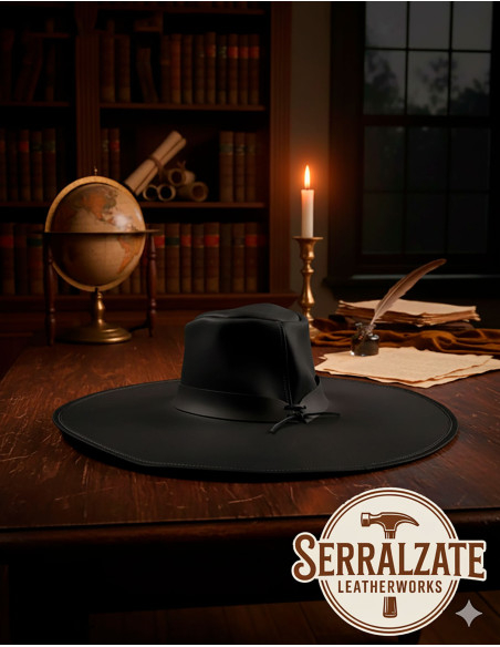 Chapeau médiéval en cuir modèle...