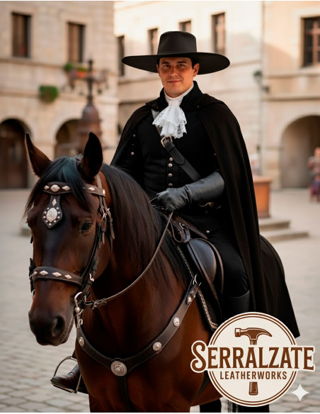 Chapeau médiéval en cuir modèle...